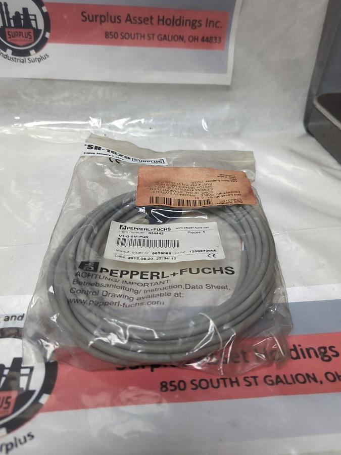 PEPPERL+FUCHS,V1-G-5M-PUR,PROXIMITY SWITCH NOS