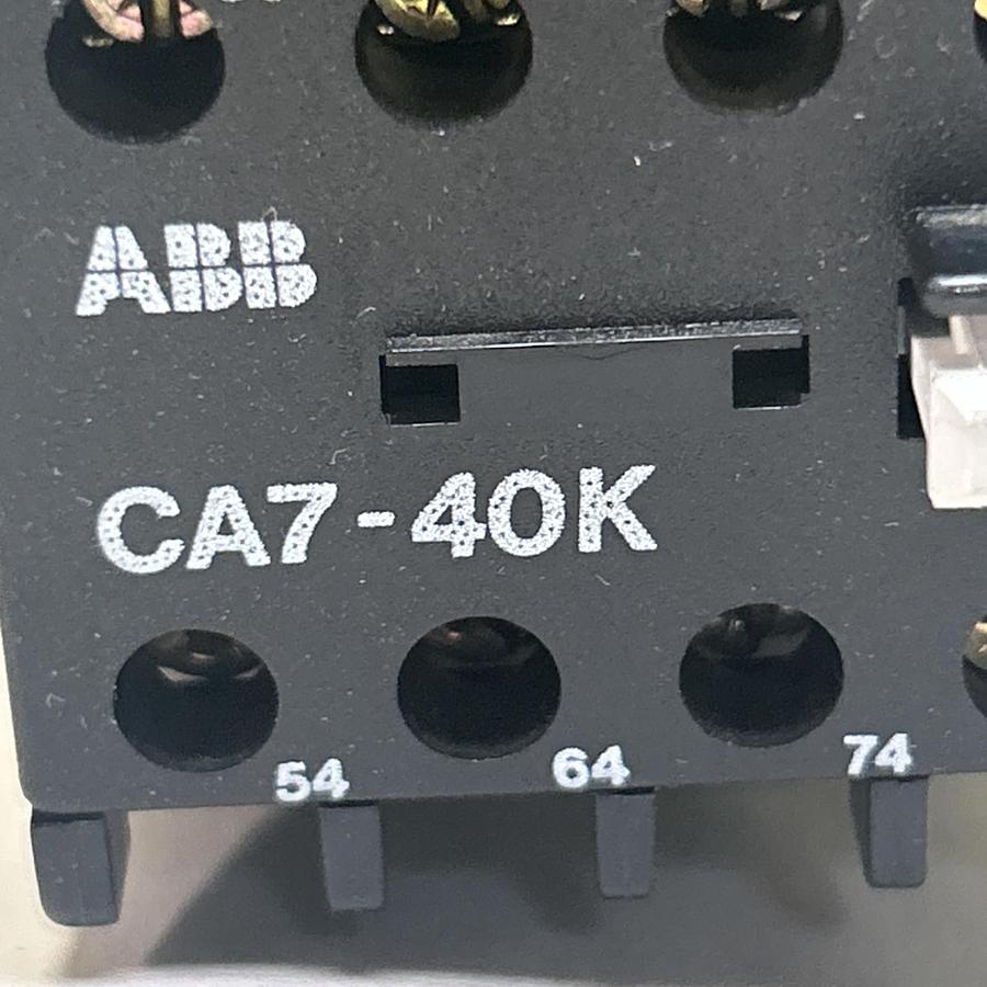 Used ABB,CA7-40K,CONTACTOR 110/120V COIL