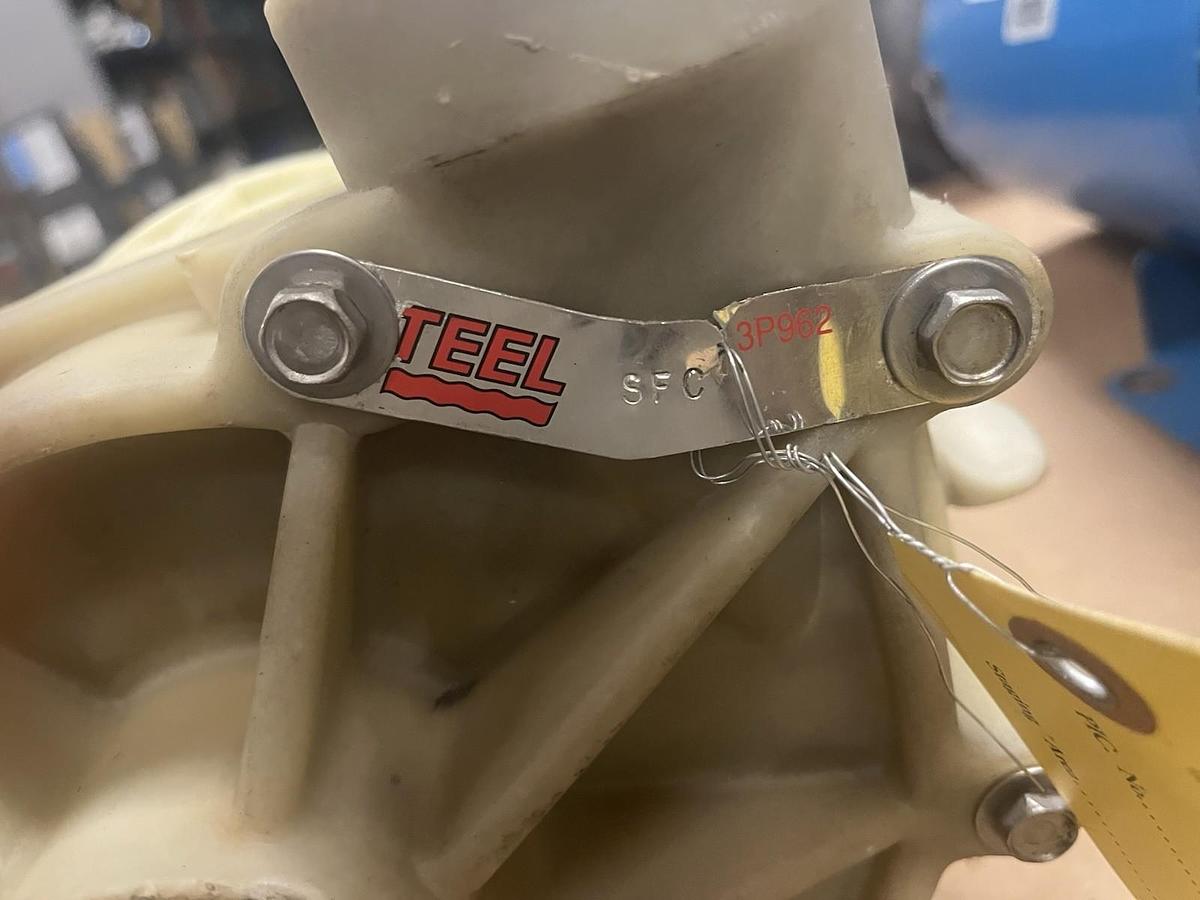 Used TEEL,SFC-3P962,CENTRIFUGAL PUMP 1-1/2"X1-3/4"X5" 2HP 3450RPM