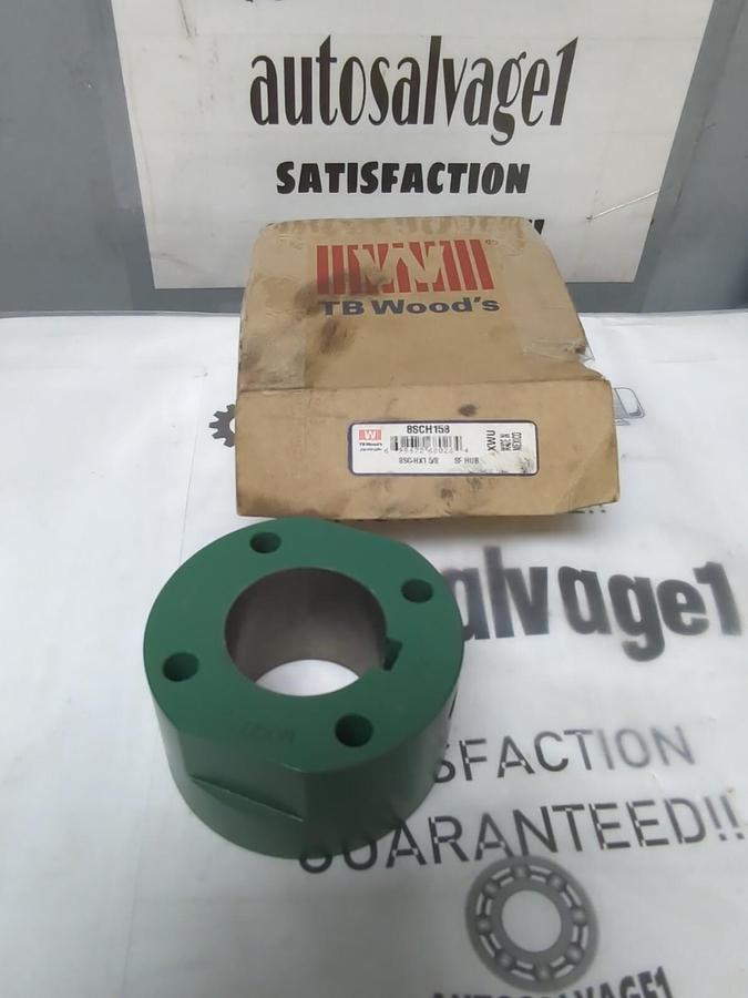 T.B. WOODS,8SCH158,8SC-HX1-5/8 INCH SLEEVE COUPLING/SPACER HUB MISSING HARDWARE