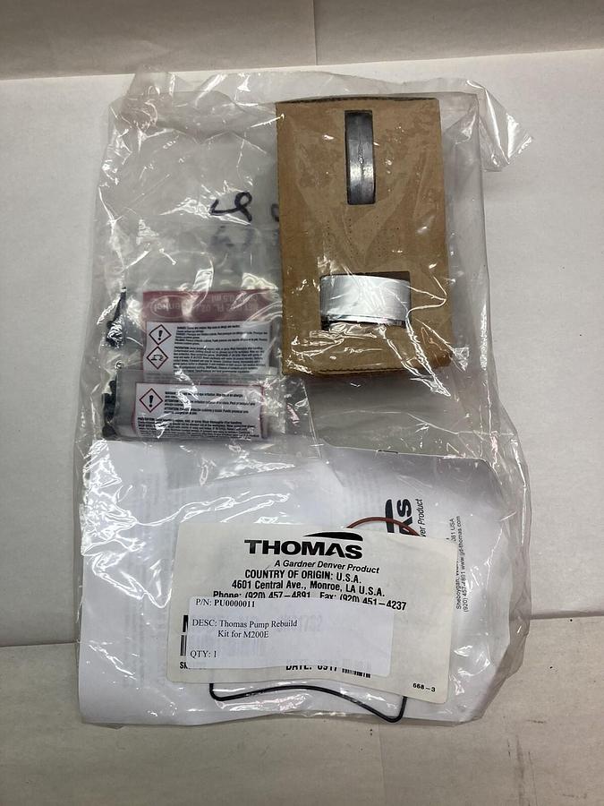 Used Thomas,Model SK61732,Compressor Service Kit