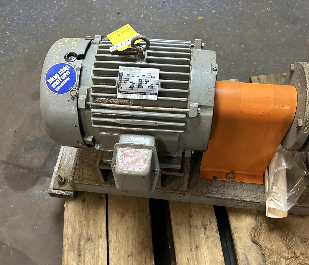 Used WANNER,PST-A30M,CENTRIFUGAL PUMP 3X2X12 10HP 1740RPM