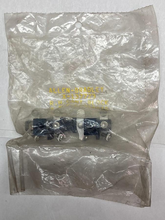 Used Allen Bradley,X-137723,Contact Block Relay