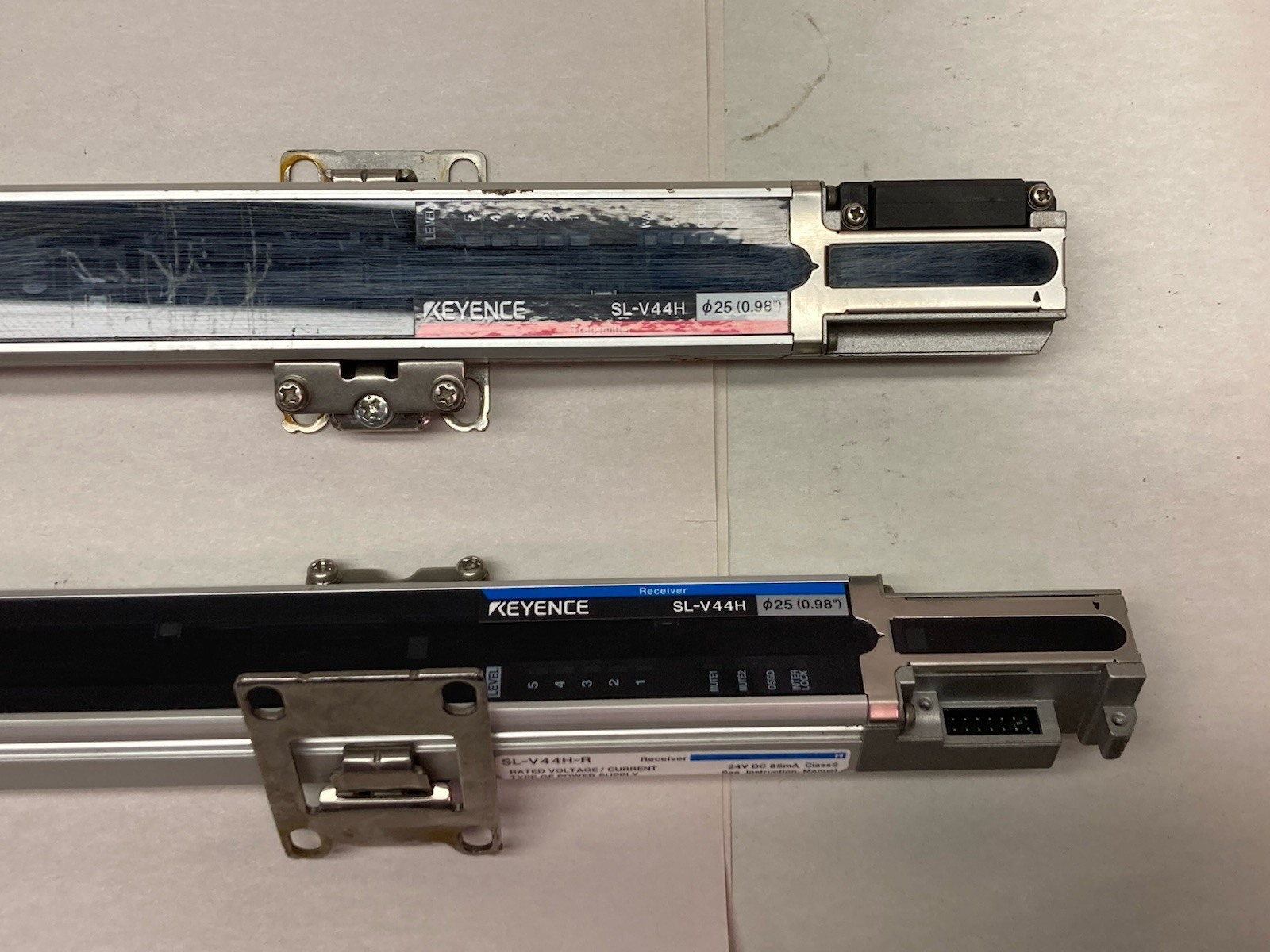 Used Keyence,SL-V44H-T/SL-V44H-R,Safety Light Curtain Set