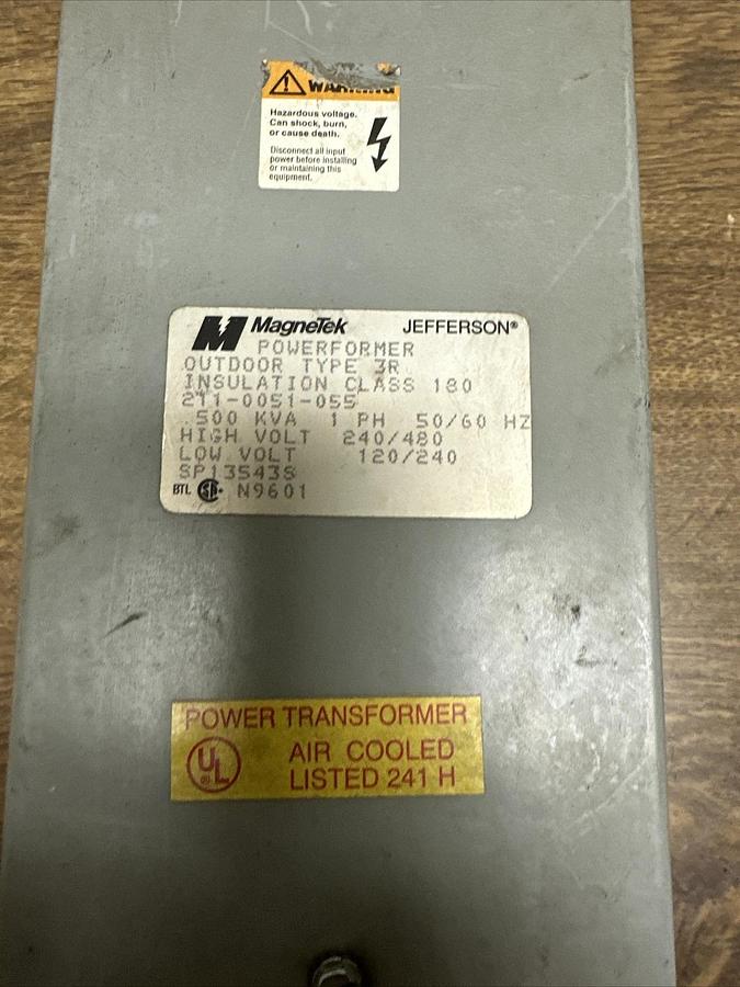 Magnetek,211-0051-055,Type 3R 500KVA