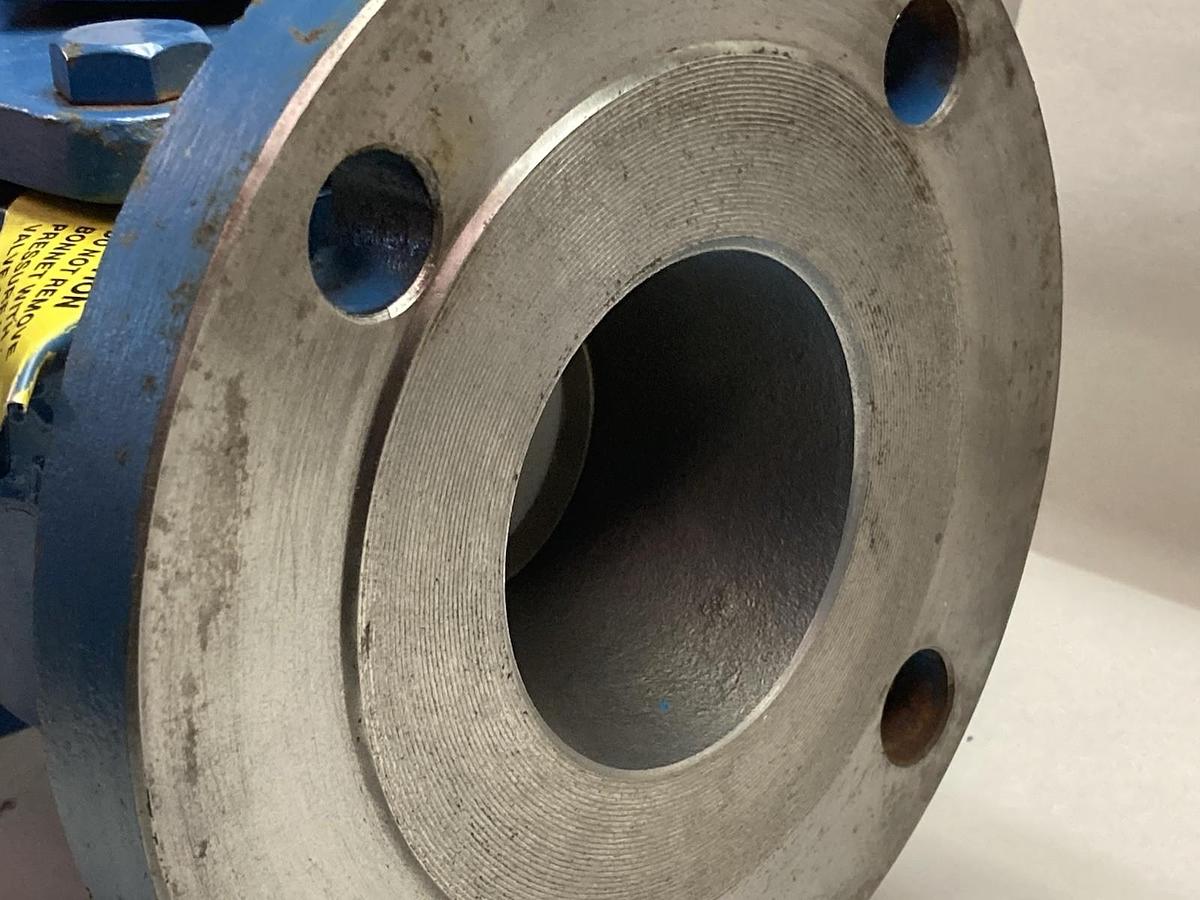 Used DeZURIK,CS 9177123,Size 3 Ball Valve PTFE B16.34