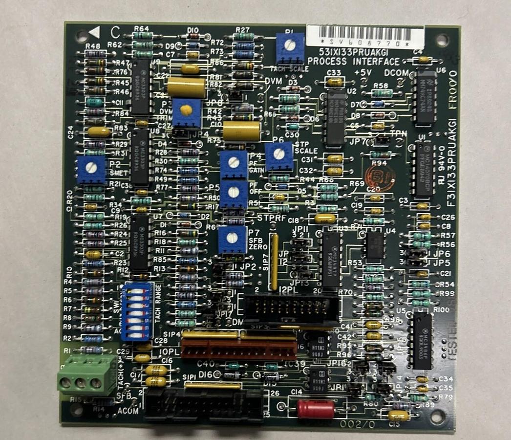 GENERAL ELECTRIC,531X133PRUAKG1,PROCESS INTERFACE PC BOARD NOS