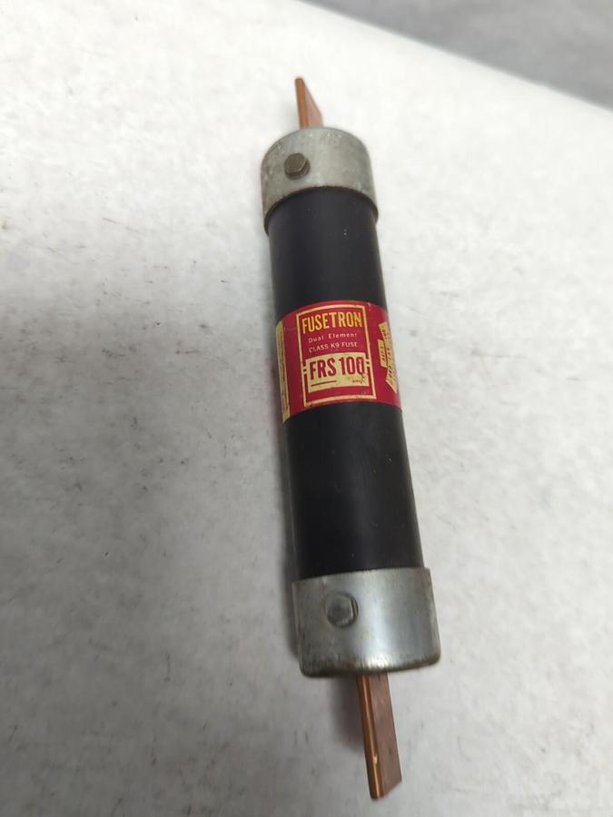 Used COOPER BUSSMANN,FRS-100,FUSETRON 100 AMP FUSE PRE-OWNED
