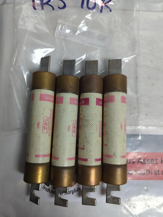 Used GOULD SHAWMUT,TRS70R,TRI-ONIC 70 AMP FUSE LOT OF 4 PRE-OWNED