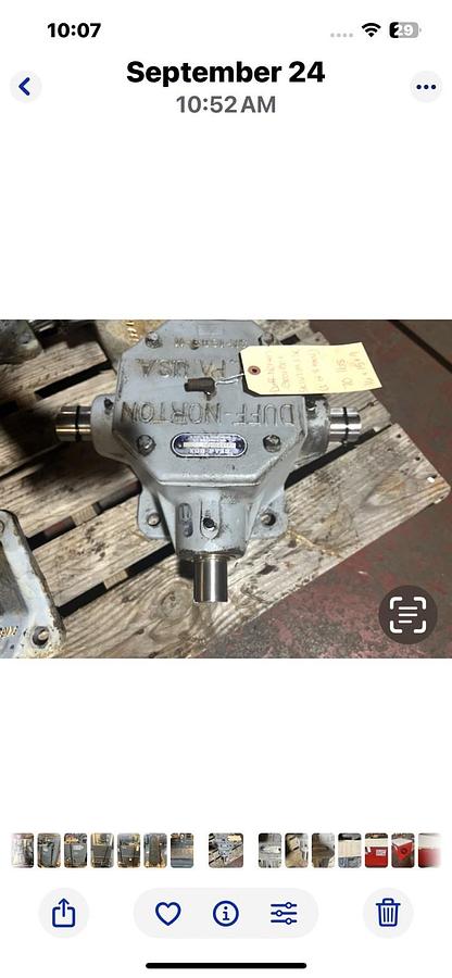 Used Duff-Norton,SK1671M37R,Mitre Gear Box Ratio 1:1