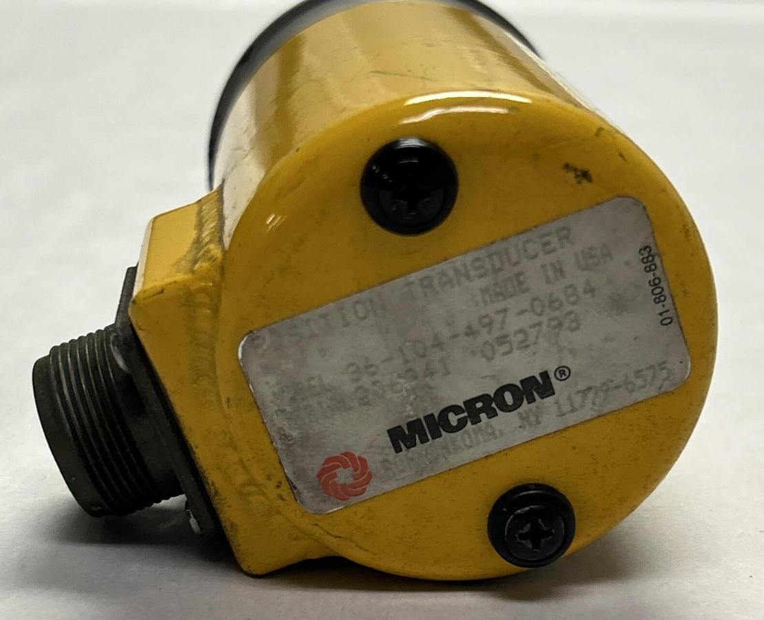 Used MICRON,36-104-497-0684,POSITION TRANSDUCER