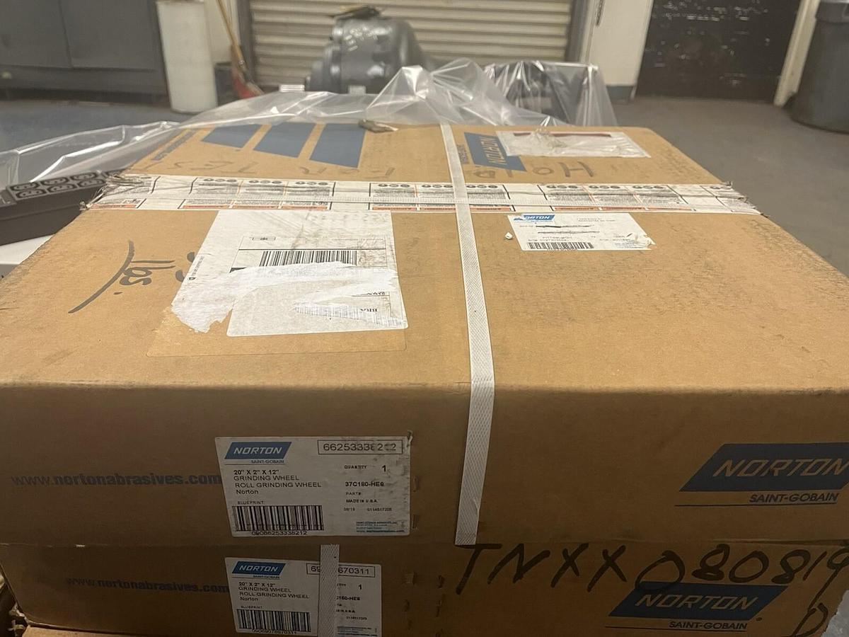 NORTON,37C180-HE6,ROLL GRINDING WHEEL 20" X 2" X 12"