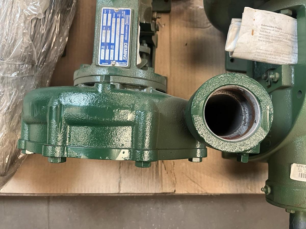 Used CRANE DEMING,4011,CENTRIFUGAL PUMP 4011 3X2X10 9.00 IMPELLER REFURBISHED