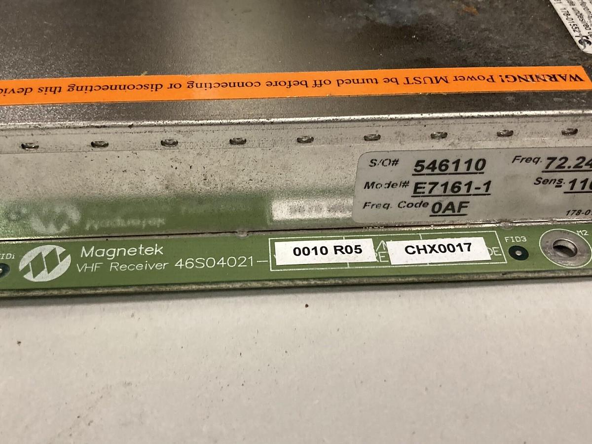 Used Magnetek,46S04021-0010 R05,VHF Receiver