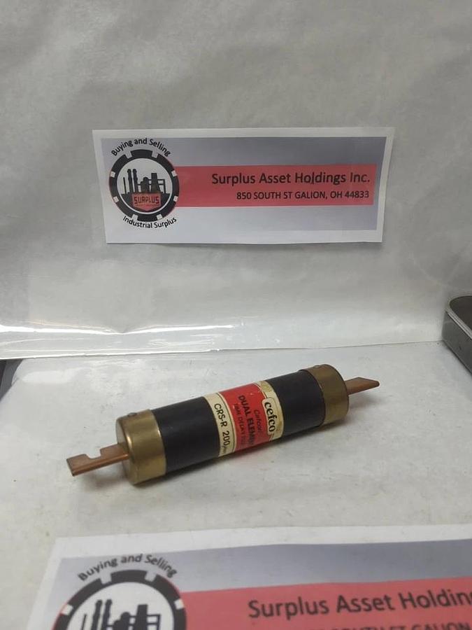 Used CEFCO,CRS-R 200,DUAL ELEMENT 200 AMP FUSE PRE-OWNED