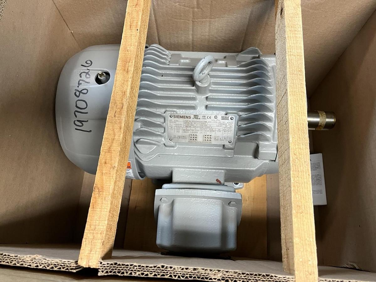 SIEMENS,1LE23212AA114AA3,SEVERE DUTY MOTOR SD100 7.5HP 3600RPM 213T 3PH