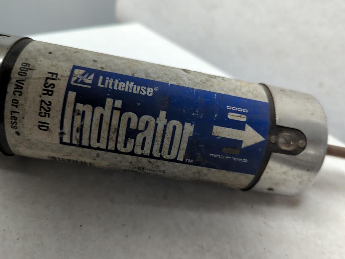 Used LITTELFUSE,FLSR225ID,INDICATOR 225 AMP FUSE PRE-OWNED