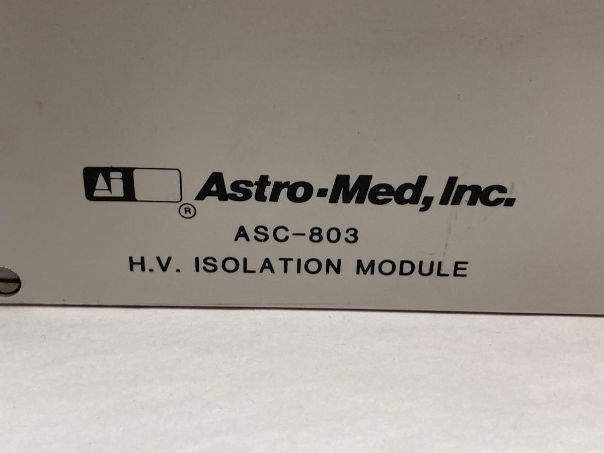 Used Astro-Med,ASC-803,Amplifier 2000V Input