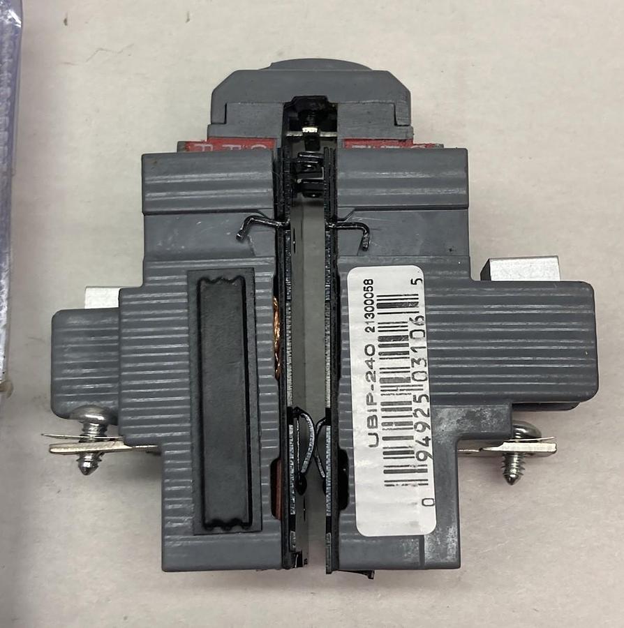 Used Connecticuit Electric,Type UBIP-240 Amp Double Pole Circuit Breaker 120/240 VAC