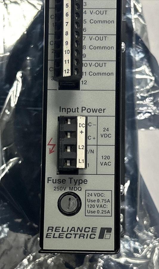 Used RELIANCE,61C366,ANALOG RAIL OUTPUT MODULE REFURBISHED
