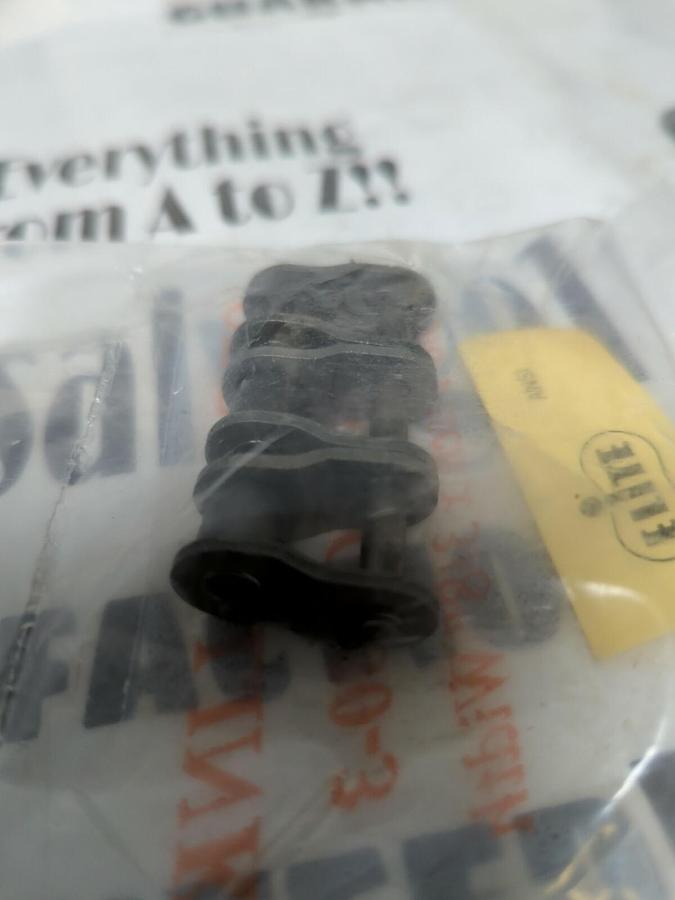 Used ANSI ELITE,50-3,TRIPLE STRAND ROLLER CHAIN OFFSET LINK 5/8 IN PITCH X 3/8 IN W