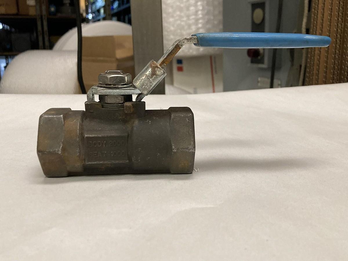 Used Jamesbury,WCB,1-1/2 INCH Ball Valve Body 2000 Seat 1000