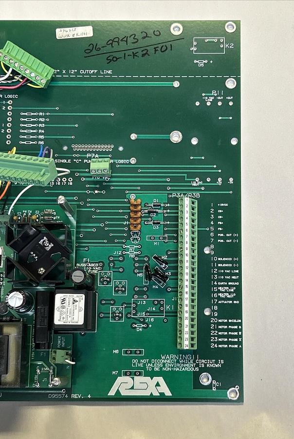 Used REXA,D95574,CONTROL CIRCUIT BOARD