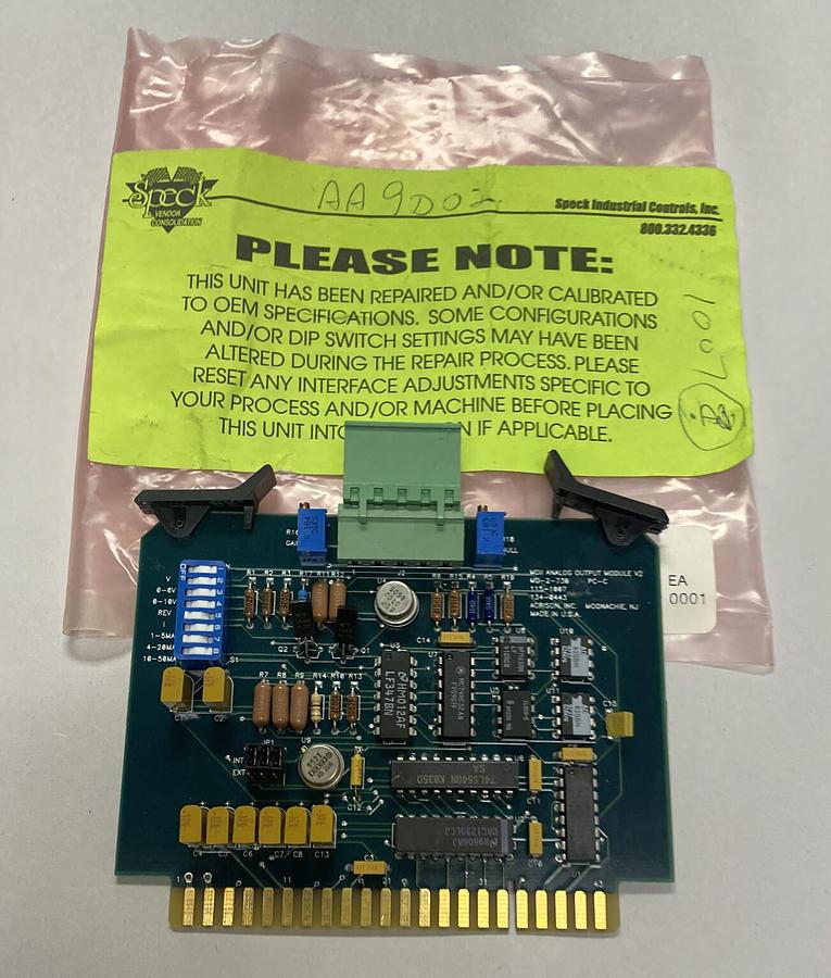 Used ACRISON,115-1007,OUTPUT PC ANALOG MODULE REFURBISHED
