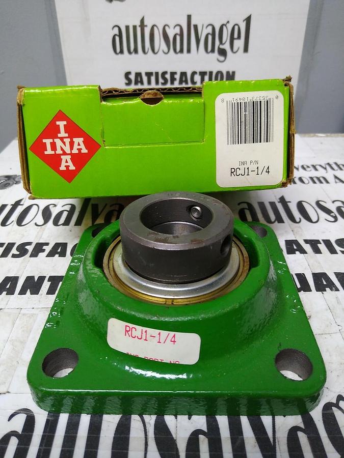 INA,RCJ1-1/4,Flange Bearing Unit NOS