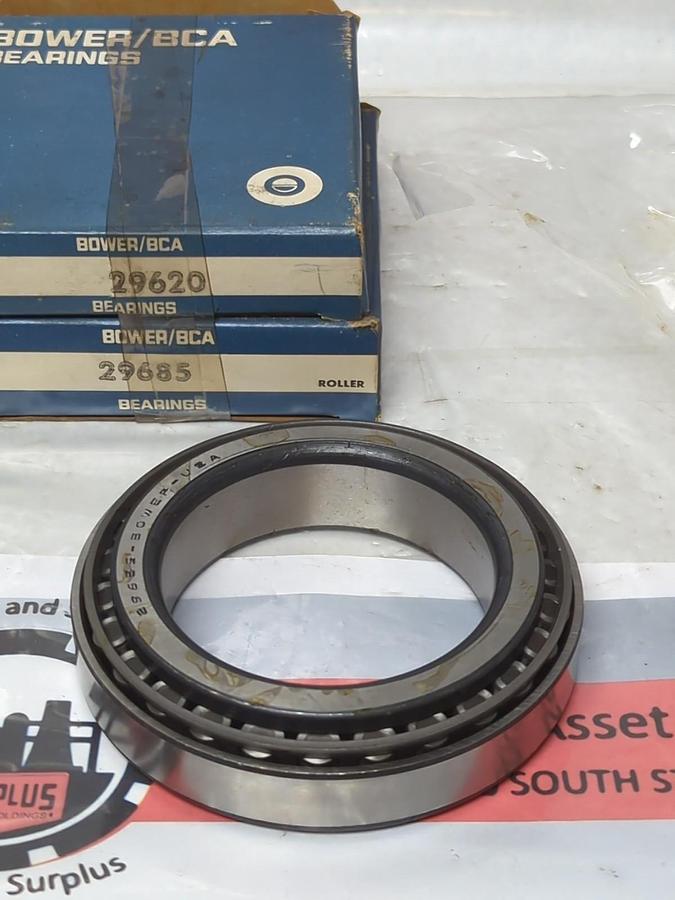 BOWER,29620-29685,ROLLER BEARING CUP & CONE SET 2-3/4 INCH BORE NOS
