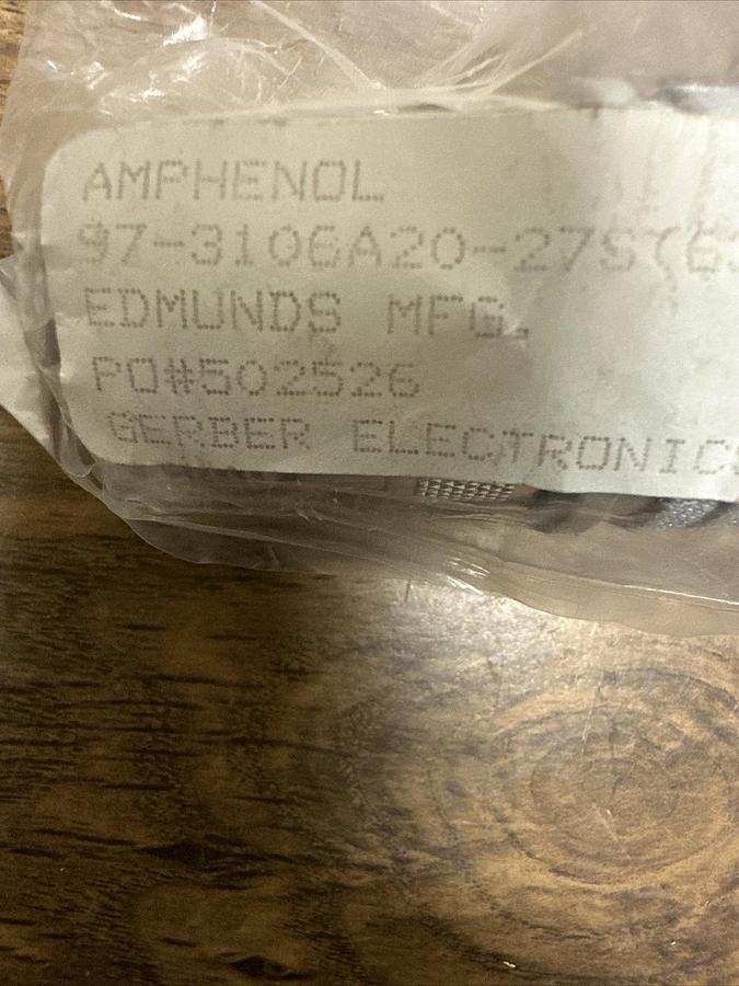 Amphenol,97-3106A20-270,14 Pin Receptacle LOT of 2