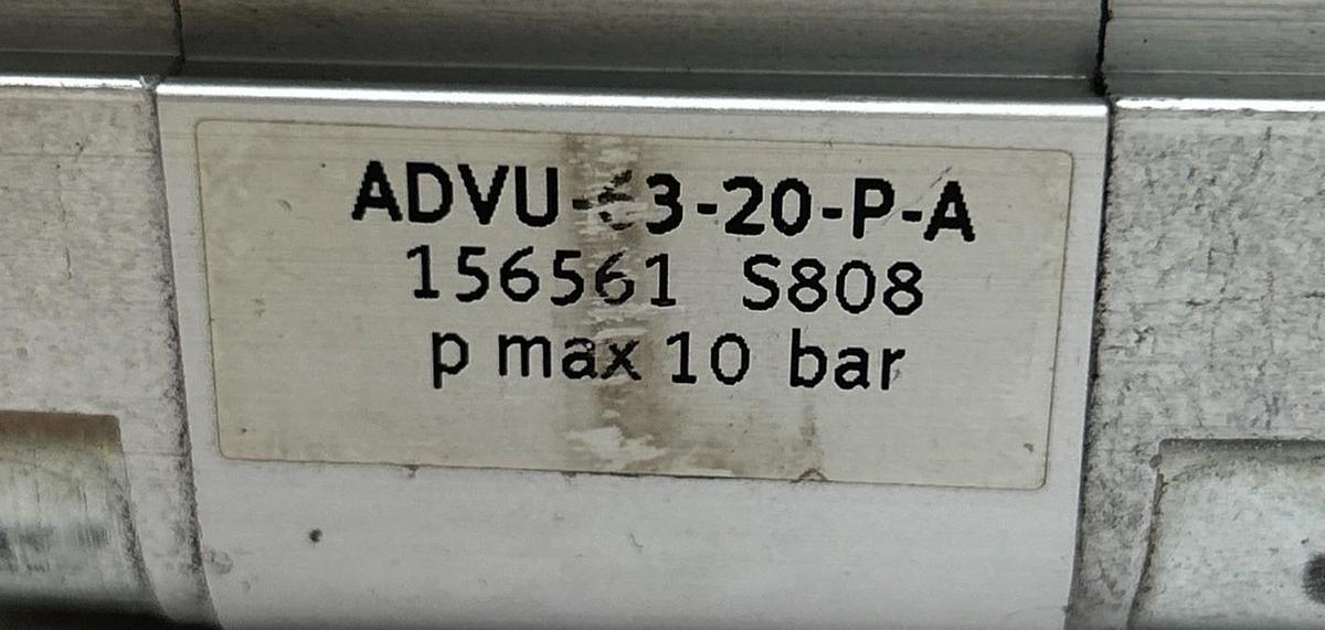 Used FESTO,ADVU-63-20-P-A,COMPACT CYLINDER