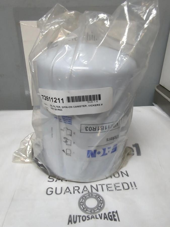 VICKERS,V0211B1R03,SPIN-ON CANISTER HYDRAULIC OIL FILTER NOS