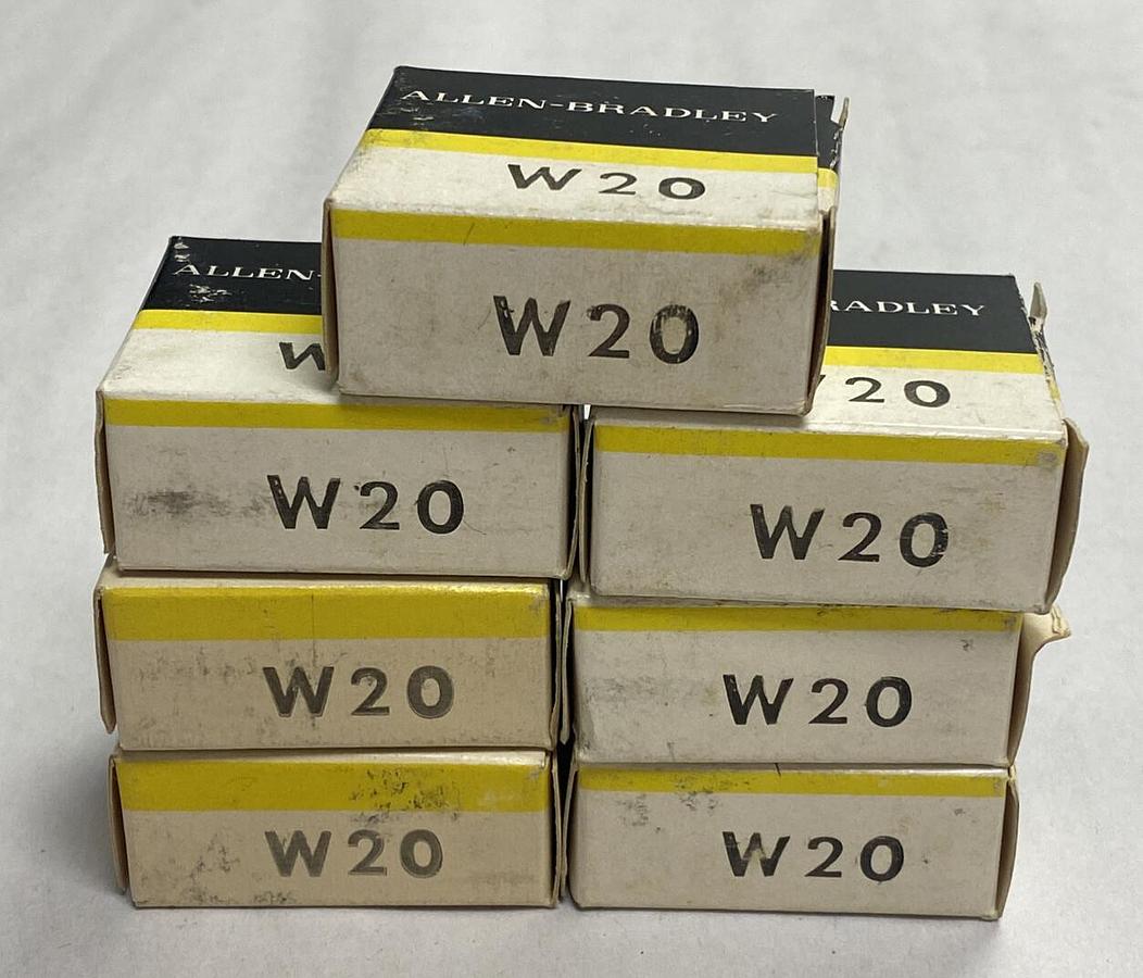 Allen-Bradley,W20,Heater Lot Of 7 New