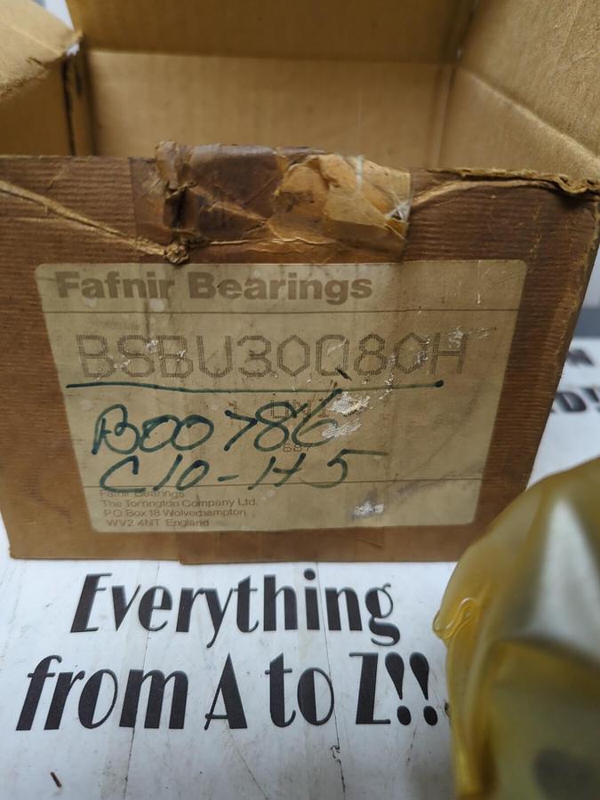 FAFNIR,BSBU30Q80H,BALL SCREW BEARING CARTRIDGE/HUB NOS