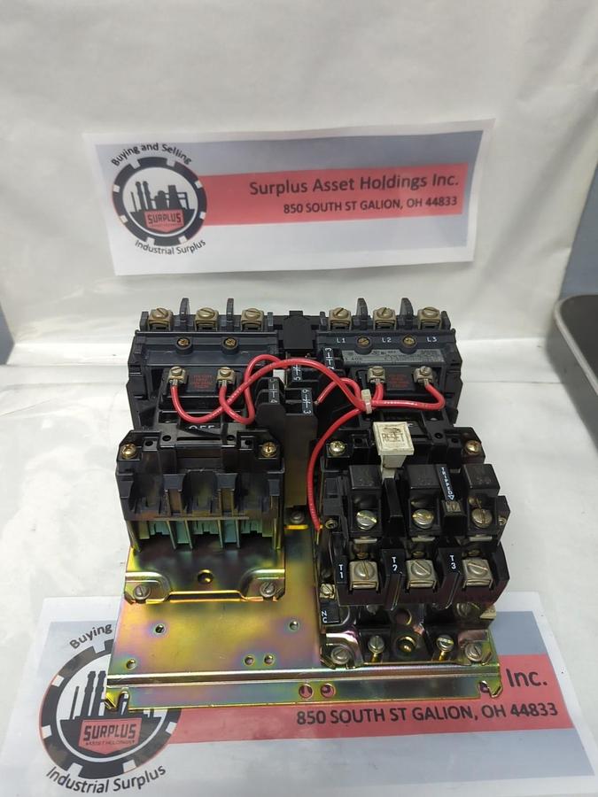 Used ALLEN BRADLEY,505-AOD,REVERSING STARTER SER C SIZE 0 18 AMP PRE-OWNED