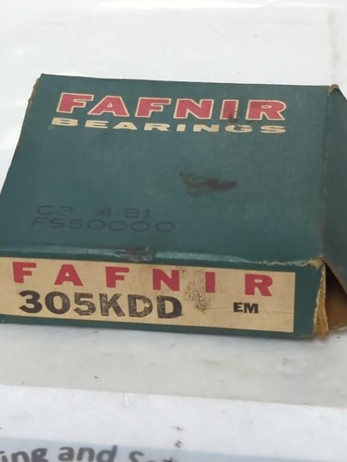 FAFNIR,305KDD,SHIELDED DEEP GROOVE BALL BEARING NOS