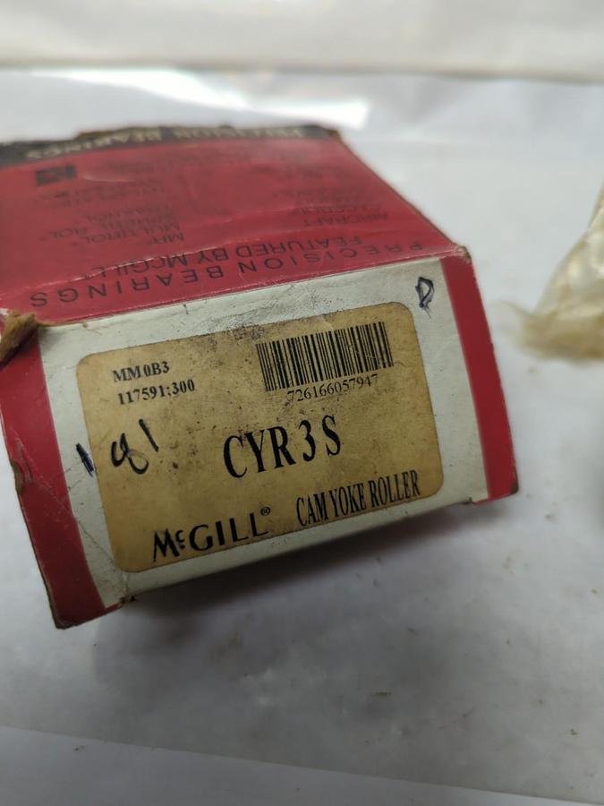 MCGILL,CYR 3S,CAM YOKE ROLLER NOS