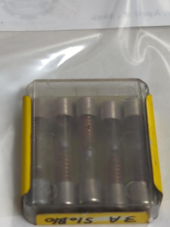COOPER BUSSMANN,3A,FUSE LOT OF 6 PCS NOS