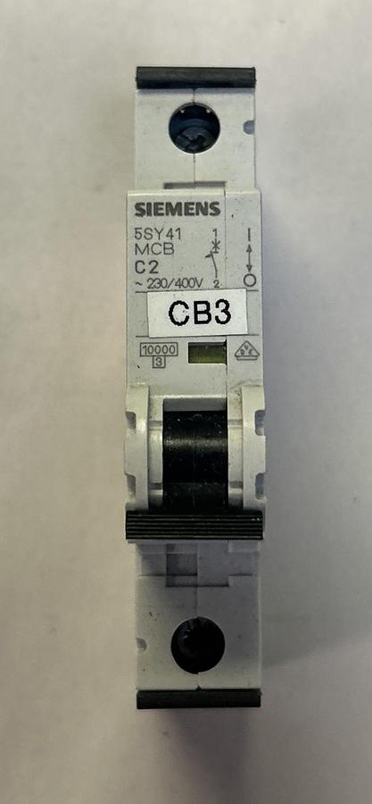 Used SIEMENS,5SY4102-7,CIRCUIT BREAKER 2A 230/400V LOT OF 16