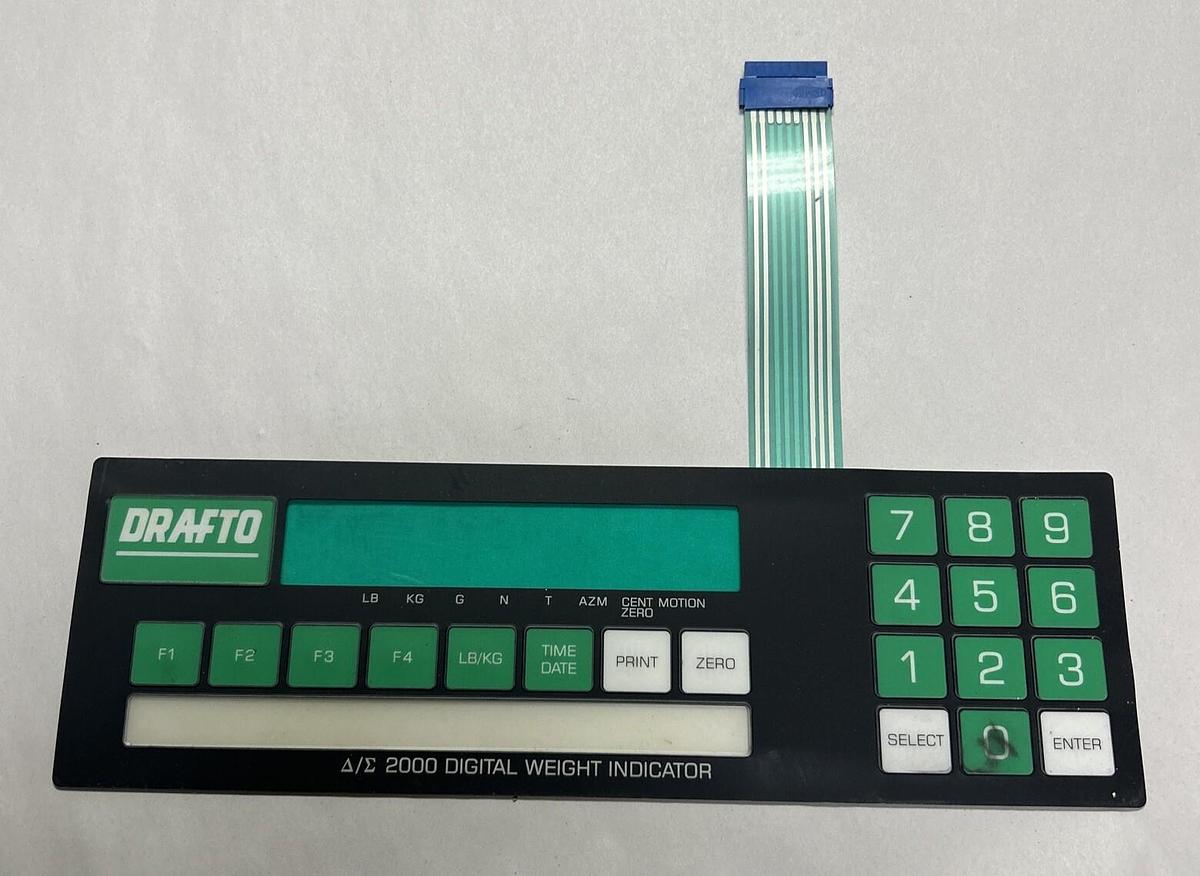 Used DRAFTO,D/S2000,KEYBOARD MEMBRANE SWITCH