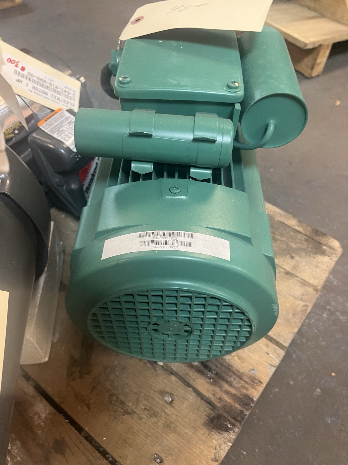 Used LEROY SOMER,LS100LPR-DP,SINGLE PHASE MOTOR 2.2kW 1415RPM 230V