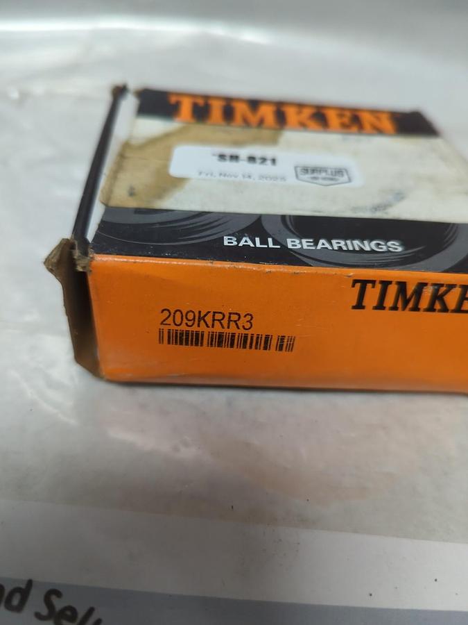 TIMKEN,209KRR3,ROLLER BEARING NOS