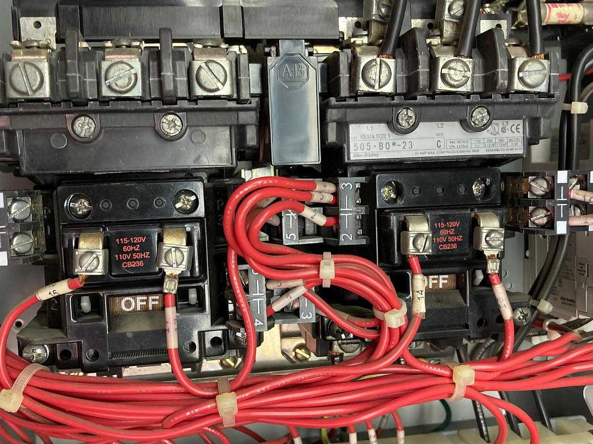 Used Allen Bradley,2100 2106,20 Inch Size 1 Fused MCC Reversing Starter Bucket