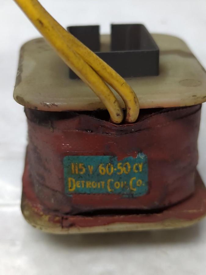 Used DETROIT COIL CO.,9-22,SOLENOID COIL 115V 50-60CY PRE-OWNED