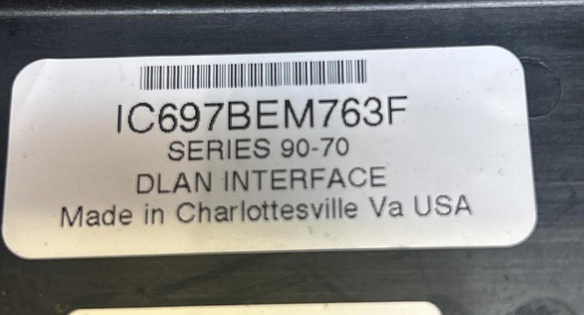 Used GE FANUC,IC697BEM763F,DLAN INTERFACE MODULE