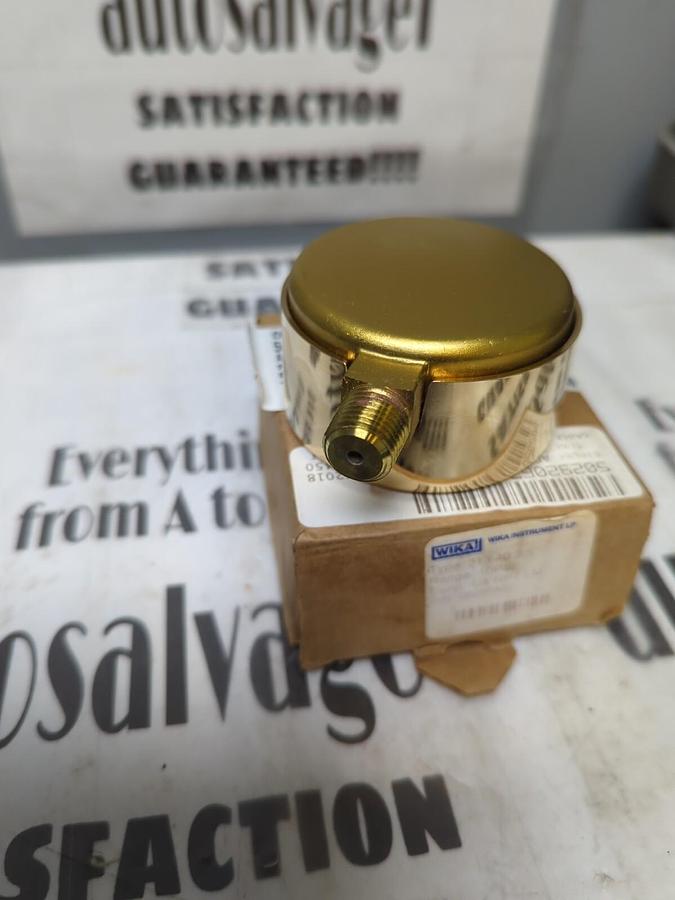 WIKA,9629548,TYPE 213.40 2.5 INCH FACE 1/4 INCH NPT GAUGE NOS