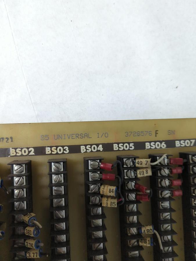 Used BENDIX,3726576F,UNIVERSAL I/O PANEL PRE-OWNED