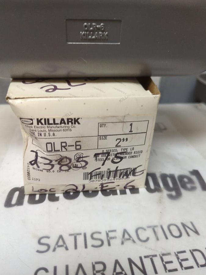 KILLARK,OLR-6,2 INCH ELECTRICAL CONDUIT BODY NOS