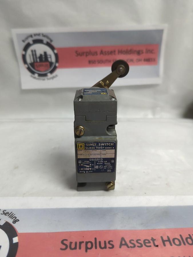 Used SQUARE D,9007 C5481,SERIES A LIMIT SWITCH PRE-OWNED